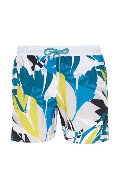 Exuma Erkek Baskılı Deniz Şortu 1415028 417-green prınt