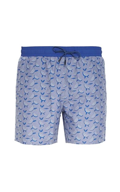 Exuma Erkek Baskılı Deniz Şortu 1415030 107-mınt prınt