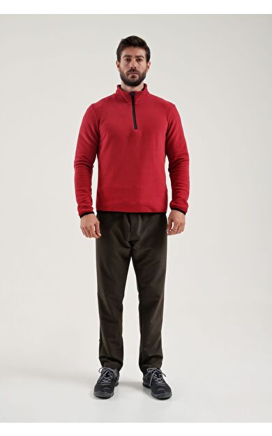 Exuma Yarım Fermuarlı Erkek Polar Üst 2412001 Red