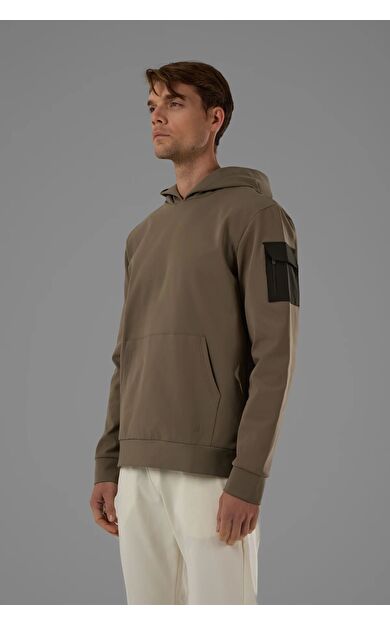 Exuma Erkek Kapüşonlu Sweatshırt 2519007 Yeşil