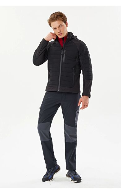 Exuma Erkek Softshell Mont 2411137 Siyah