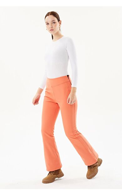 Exuma Kadın Softhell Pantolon 2423027 Turuncu