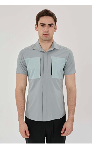 Exuma Erkek Outdoor Gömlek 1417017 Grey