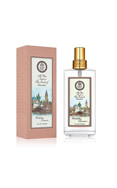 150 ml Sprey Cam Şişe Eau De Cologne Galata Tower