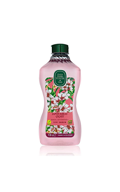Eyüp Sabri Tuncer Doğal Zeytinyağlı Sıvı Sabun Japon Kiraz Çiçeği 1.5 L