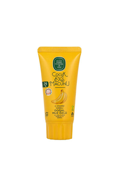 Eyüp Sabri Tuncer Doğal Muz Özlü 2-6 Yaş Çocuk Diş Macunu 60 Ml