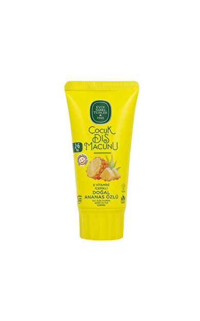 Eyüp Sabri Tuncer Doğal Ananas Özlü 2-6 Yaş Çocuk Diş Macunu 60 Ml