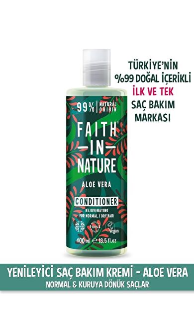%99 Doğal Yenileyici Saç Bakım Kremi Aloe Vera Normal&Kuruya Dönük Saçlar İçin