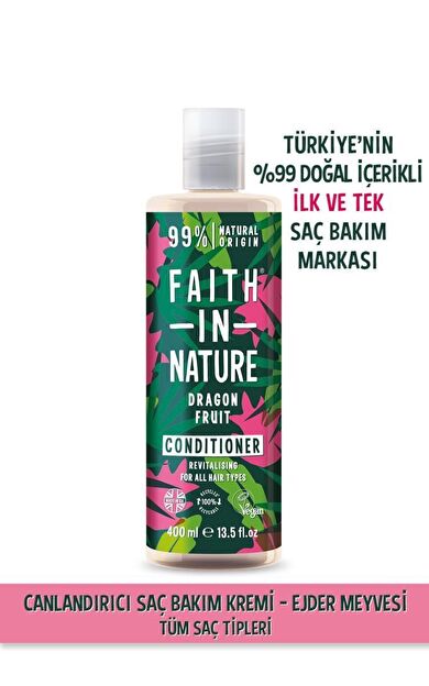 %99 Doğal Canlandırıcı Saç Bakım Kremi Ejder Meyvesi Tüm Saç Tipleri İçin