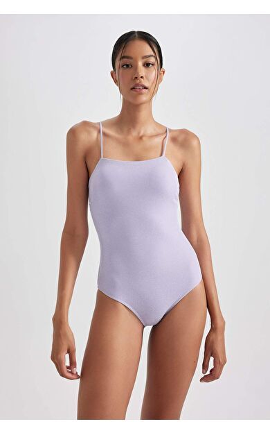 DeFactoFit Fall in Love Regular Fit Parlak Kumaş Mayo A8765AX23HSPR33