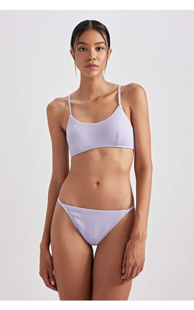 DeFactoFit Fall in Love Regular Fit Parlak Kumaş Bikini Alt B0385AX23HSPR33