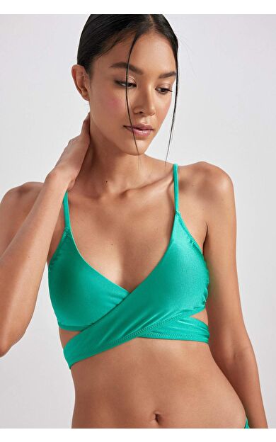 DeFactoFit Fall in Love Regular Fit Bikini Üstü B0387AX23HSGN232