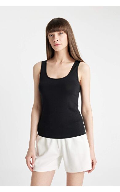 DeFactoFit Fall in Love Regular Fit Pamuklu Atlet R9041AZ24AUBK81