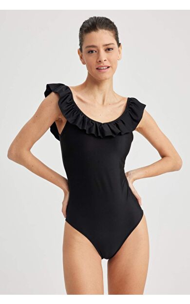 DeFactoFit Fall in Love Regular Fit Mayo Siyah