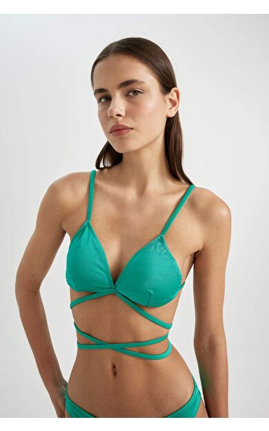 DeFactoFit Fall in Love Regular Fit Bikini Üstü W6013AZ23SMGN232