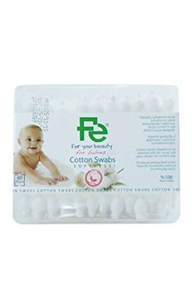 Fe Emniyetli Kulak Çubuğu 60 Adet