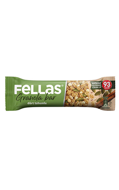 FELLAS Dört Tohumlu Granola Bar 23g