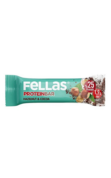 FELLAS Fındıklı ve Kakaolu Protein Bar 32g