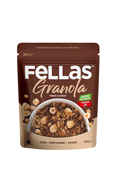 FELLAS Granola - Fındıklı &amp; Kakaolu 300g