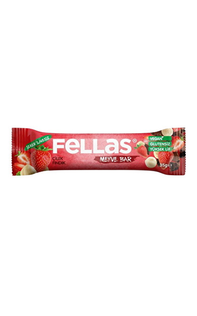 FELLAS Meyve Bar Çilekli ve Fındıklı 35g