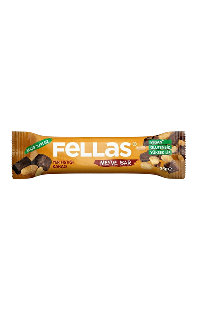 FELLAS Meyve Bar Yer Fıstığı ve Kakaolu 35g