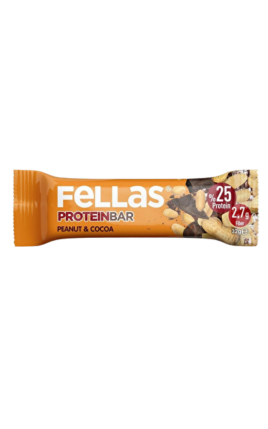 FELLAS Protein Bar Yer Fıstıklı ve Kakaolu 32g