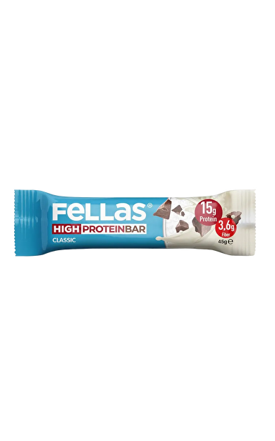 FELLAS Yüksek Protein Bar - Klasik Sade 45g