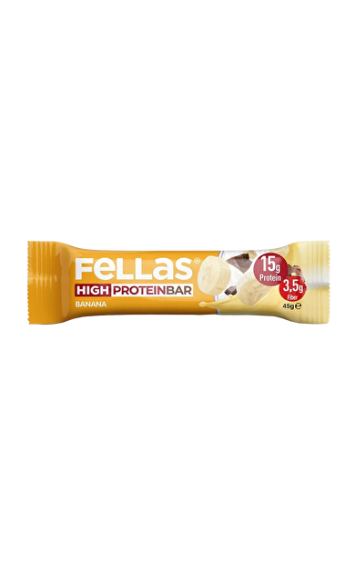 FELLAS Yüksek Protein Bar - Muzlu 45g