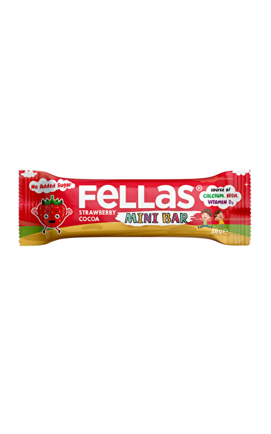 FELLAS Kids Meyve Bar  Çilekli ve Kakaolu 28g