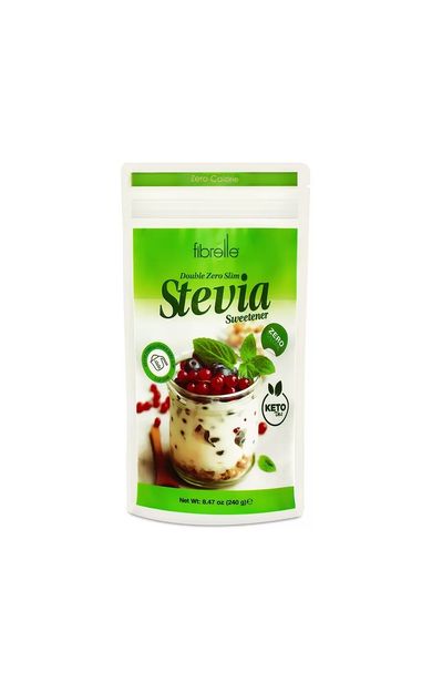 Fibrelle Duble Zero Slim Stevialı Tatlandırıcı 240gr