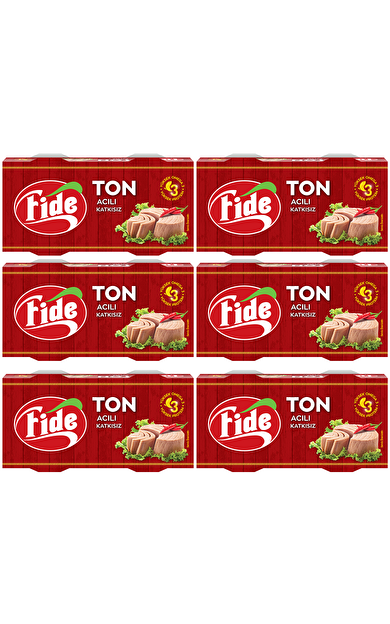 Fide Acılı Ton Balığı 12 X 160 G