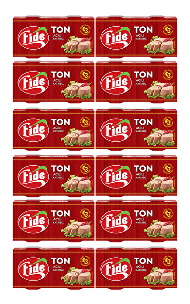 Fide Acılı Ton Balığı 24 X 160 G