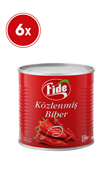 Fide Közlenmiş Biber 6 X 2500 Gr