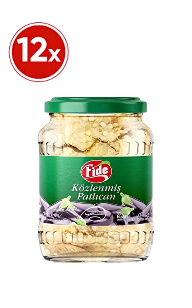 Fide Közlenmiş Patlıcan 12 X 650 G