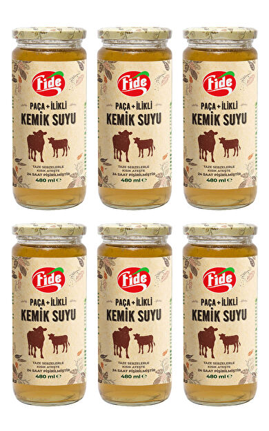 Fide Paça + İlikli Kemik Suyu 6 X 480 ML
