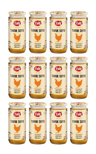 Fide Tavuk Suyu 12 X 480 ML
