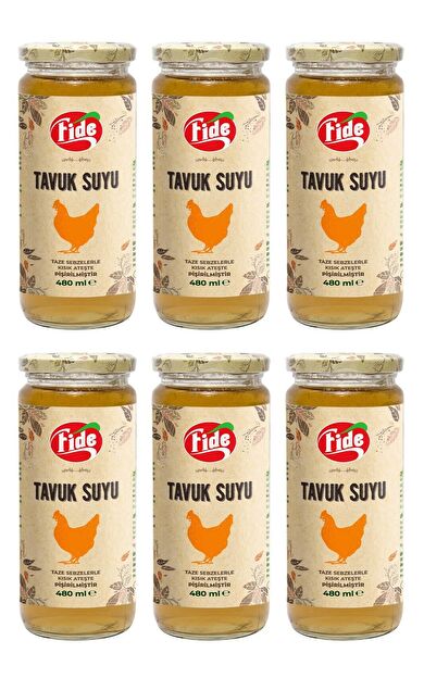 Fide Tavuk Suyu 6 X 480 ML