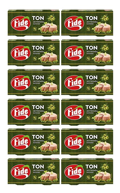 Fide Zeytinyağlı Ton Balığı 24 X 160 G