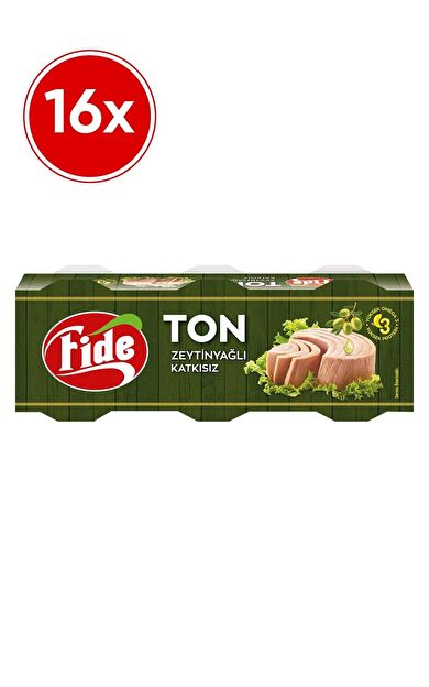 Fide Zeytinyağlı Ton Balığı 48 x 80 G
