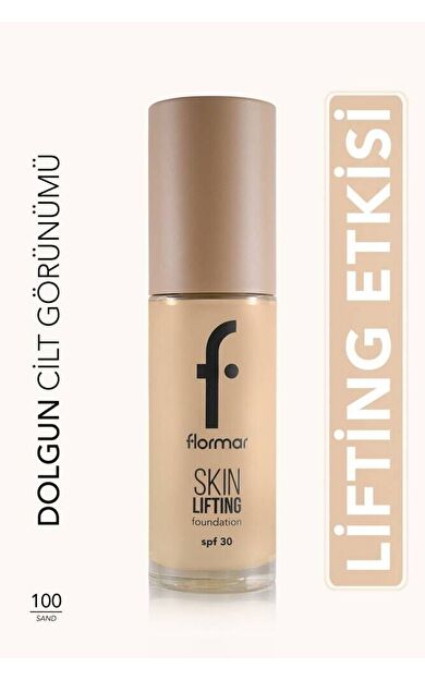 Spf30 Sıkılaştırıcı Fondöten (NÖTR ALT TON) - Skin Lifting Fdt. - 100 Sand - 8682536059718