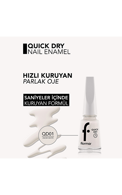Flormar Quick Dry Nail Enamel - QD01