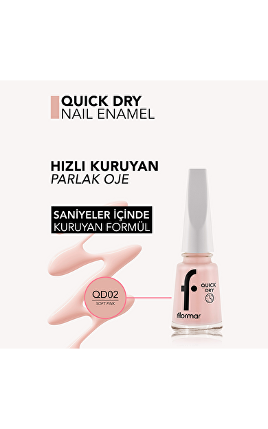 Flormar Quick Dry Nail Enamel - QD02