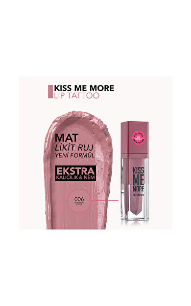 Flormar Kiss Me More Lip Tattoo 06 Doll
