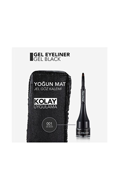 Flormar Gel Eyeliner Ge01 Black