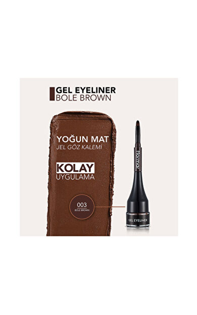 Flormar Gel Eyeliner Bole Brown 003