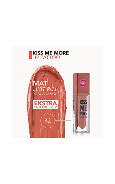 Flormar Kiss Me More Lip Tattoo 019 Caramel