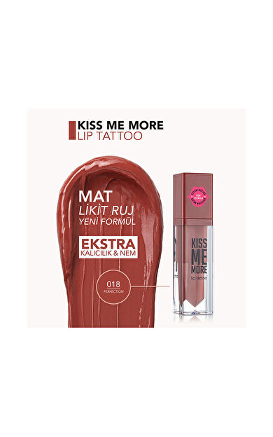 Flormar Kiss Me More Lip Tattoo 018 Perfection