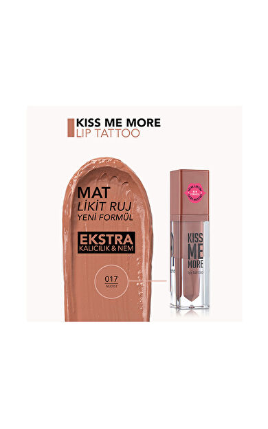 Flormar Kiss Me More Lip Tattoo 017 Nudıst