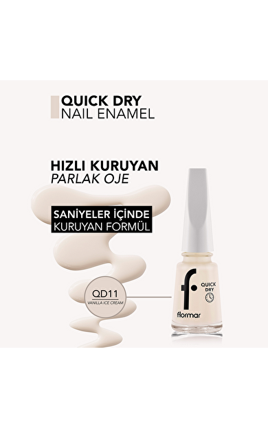 Flormar Quick Dry Nail Enamel Qd11