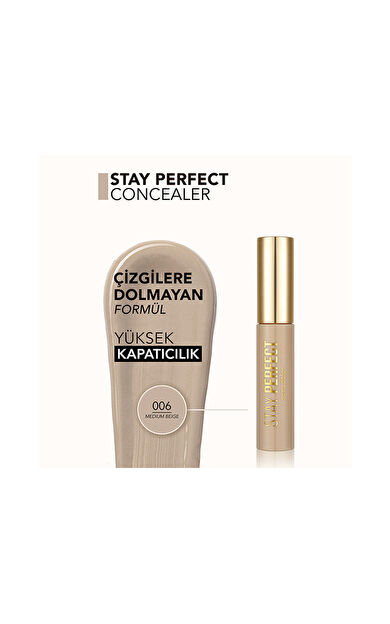 Flormar Stay Perfect Lcn Kapatıcı-006 Medium Beige